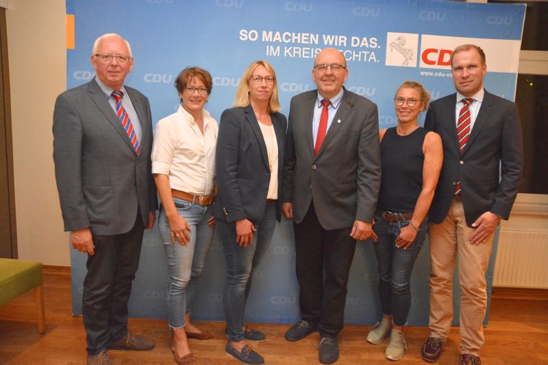 Der neue geschäftsführende Vorstand der CDU Bakum (es fehlt Martina Spille als Pressesprecherin)